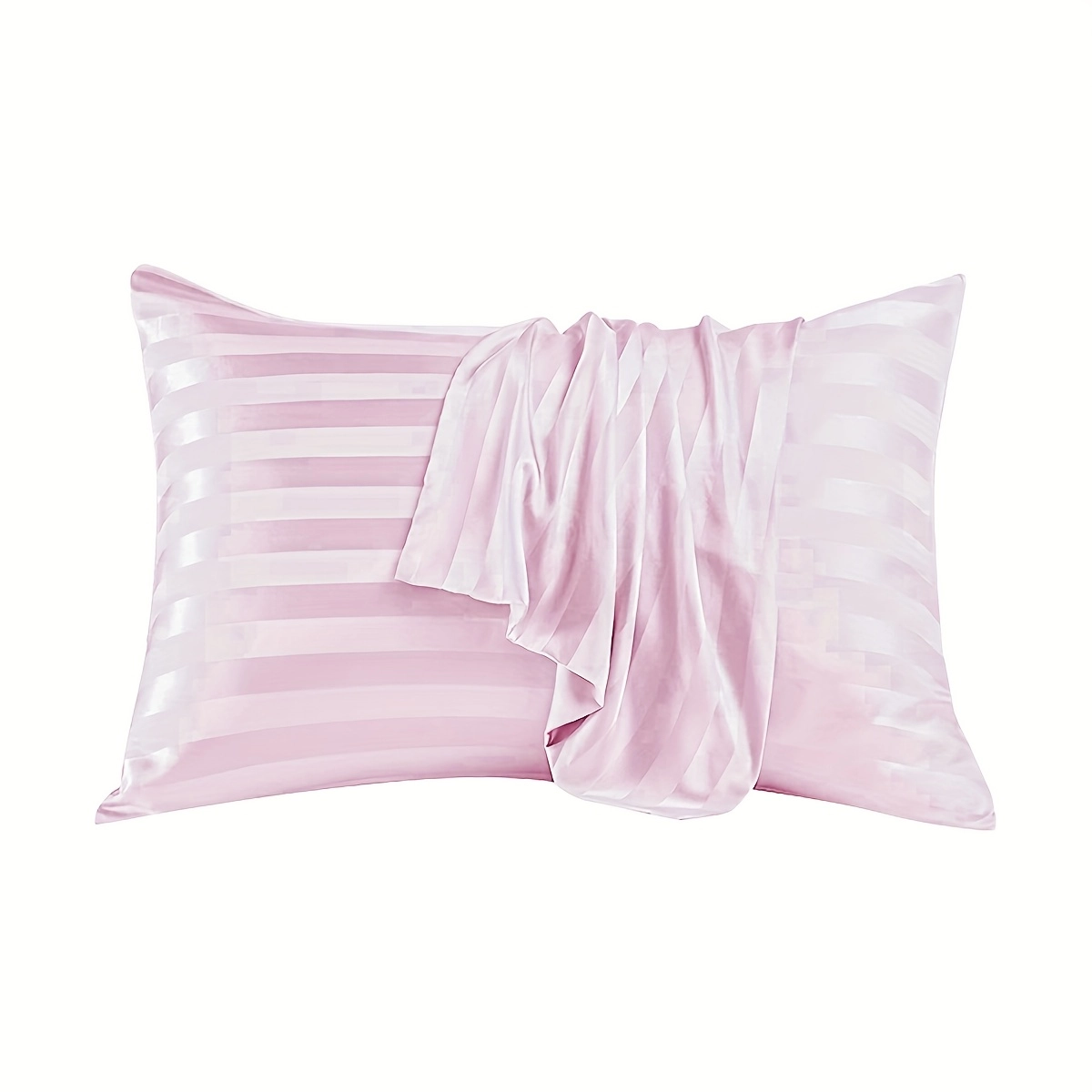 Striped Satin Pillowcase Set - Image 4