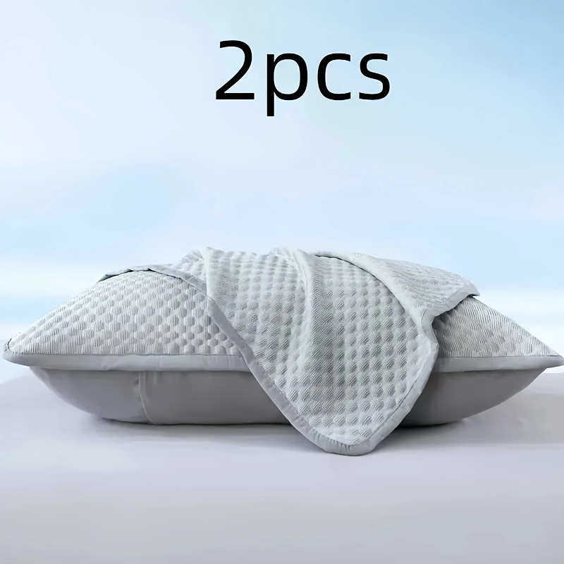 Textured Cooling Pillowcase Set - Image 7