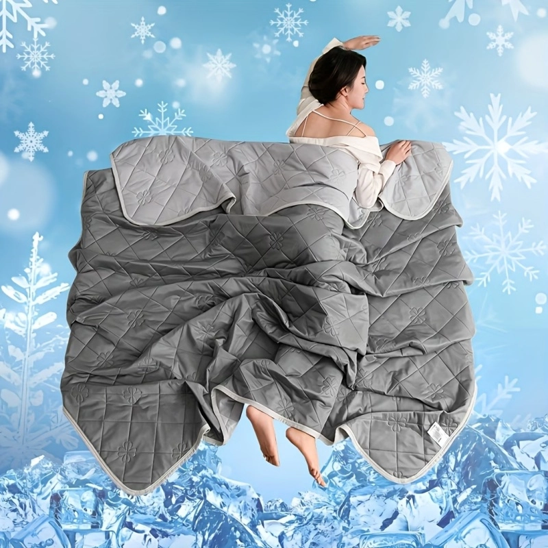 Quilted Cooling Summer Blanket - Image 4