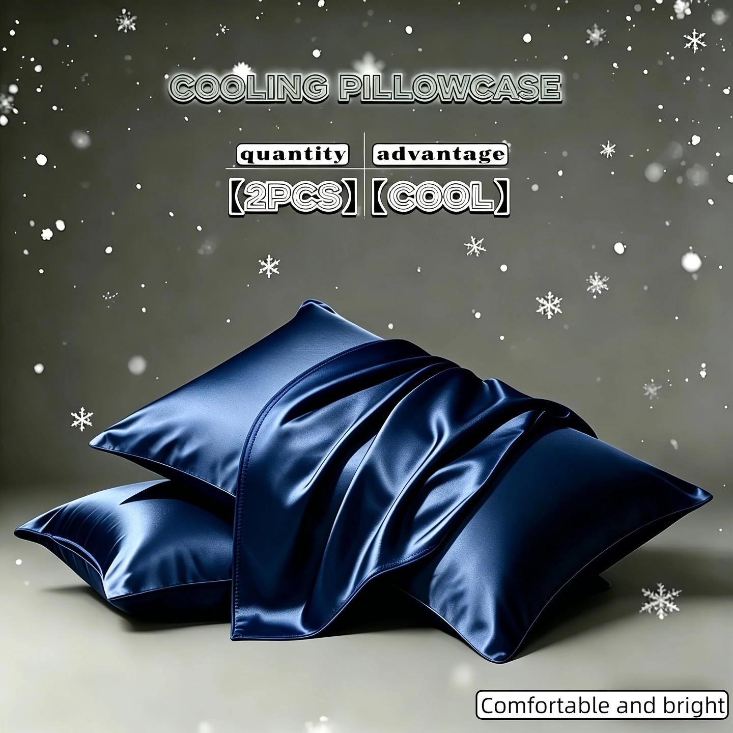 Wine Red Satin Pillowcase Pair - Image 7