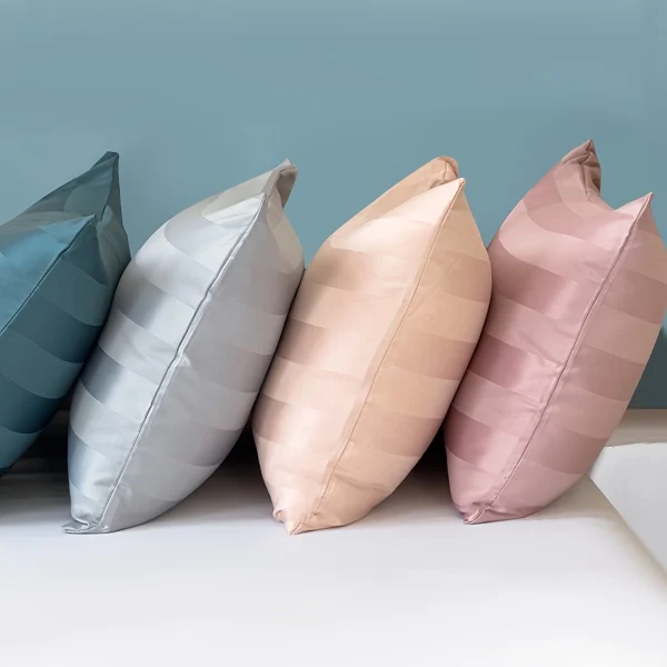 Striped Satin Pillowcase Set