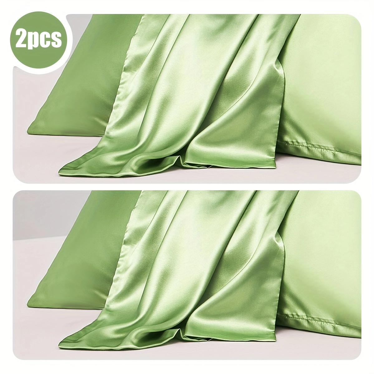 Satin Cooling Pillowcase Set - Image 19