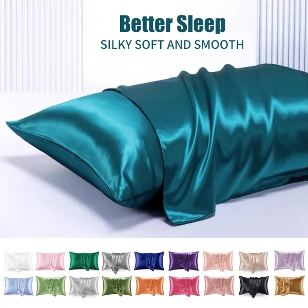 Satin Cooling Pillowcase Set