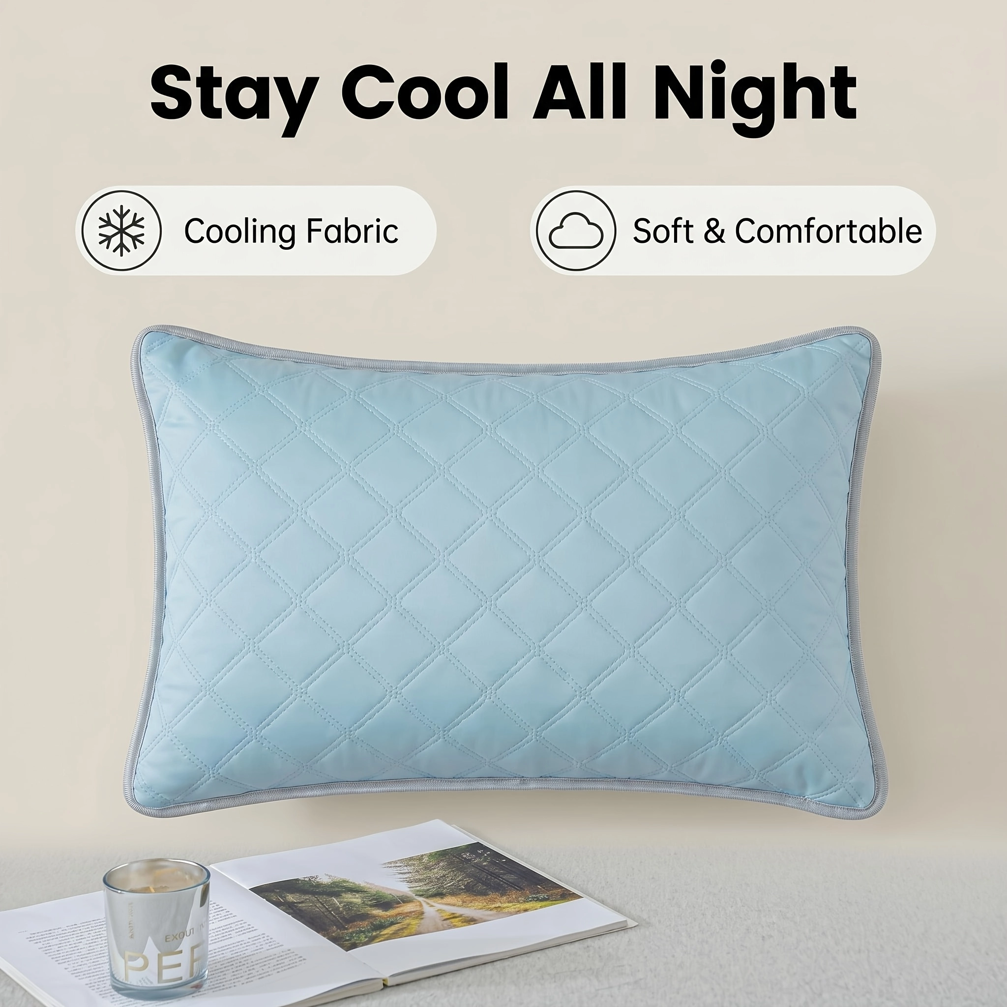 Sanded Cool-Touch Pillowcase Set - Image 2
