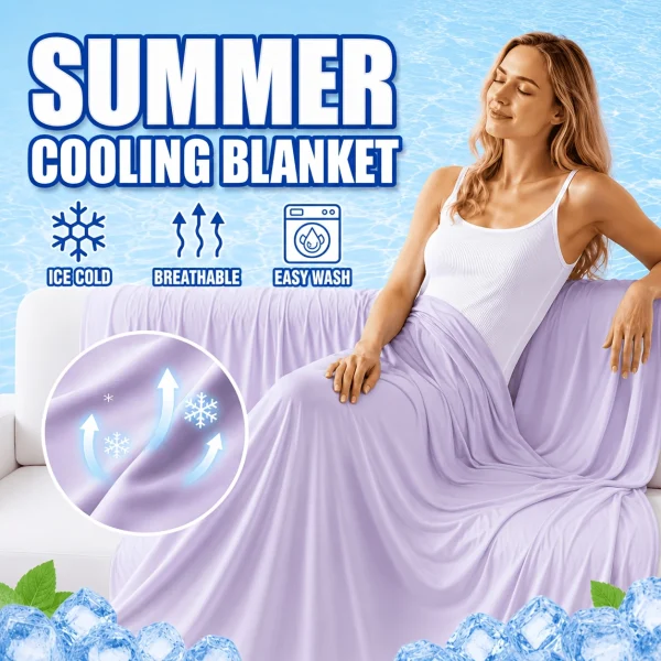 Checkered Cooling Summer Blanket