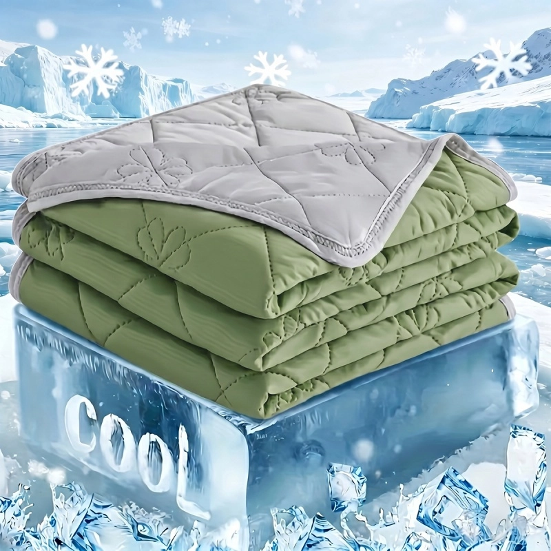 Plaid Cooling Quilt Blanket - Image 9
