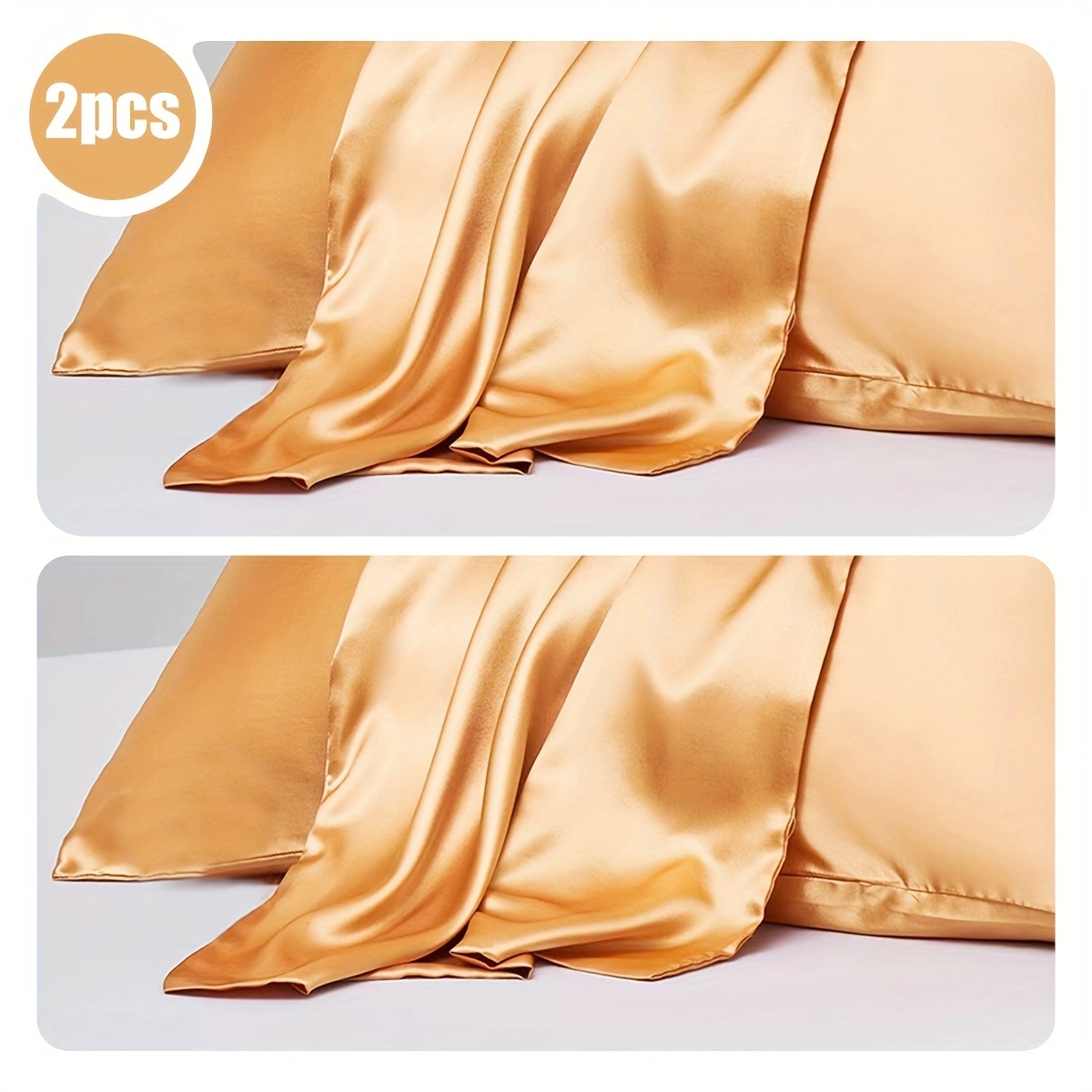 Satin Cooling Pillowcase Set - Image 16