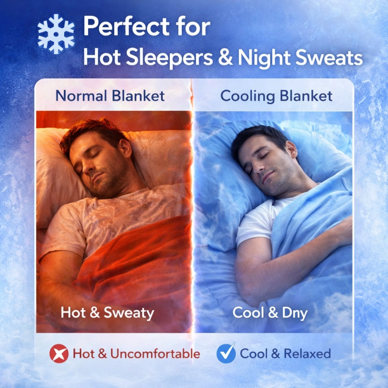 Lightweight Cool-Touch Summer Blanket - Image 3