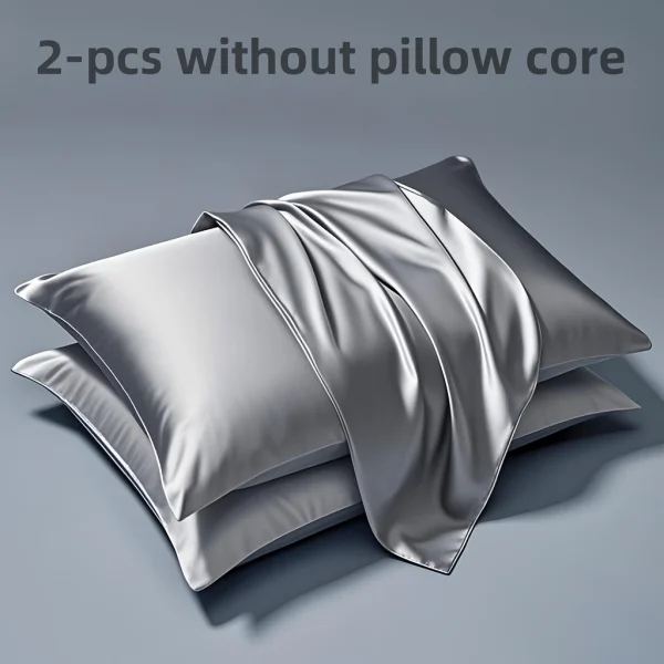 Lightweight Satin Pillowcase Pair
