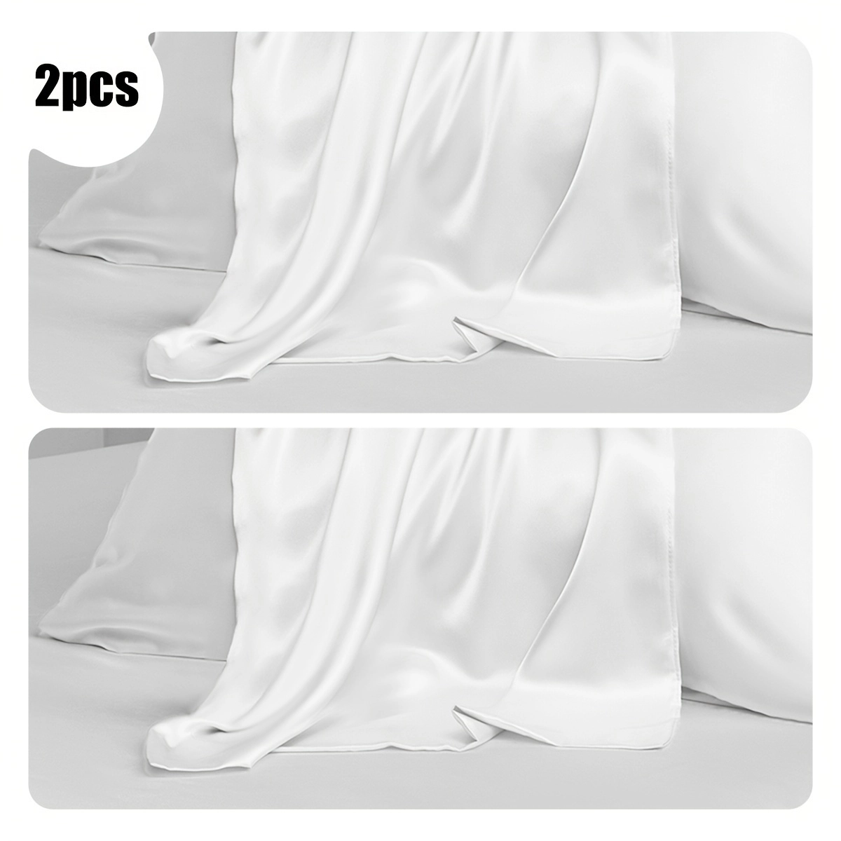 Satin Cooling Pillowcase Set - Image 9