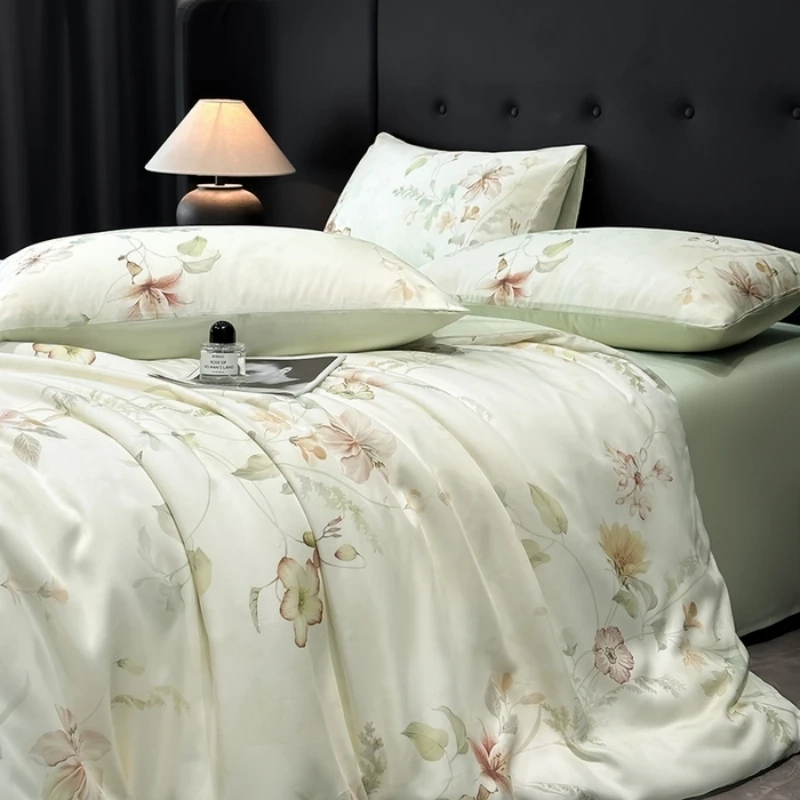 Vintage Bamboo Floral Sheet Set