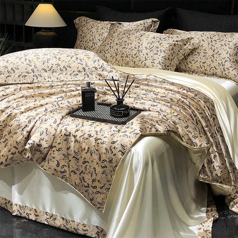 Floral Silk Blend Sheet Set - Image 7