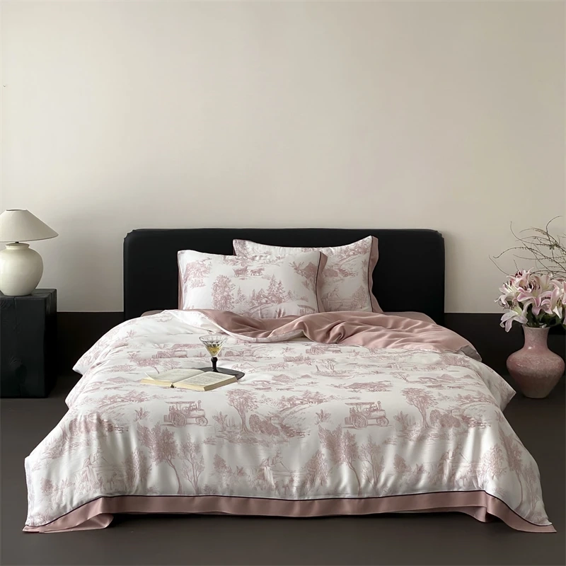 Printed Lyocell Bamboo Sheet Set - Image 2