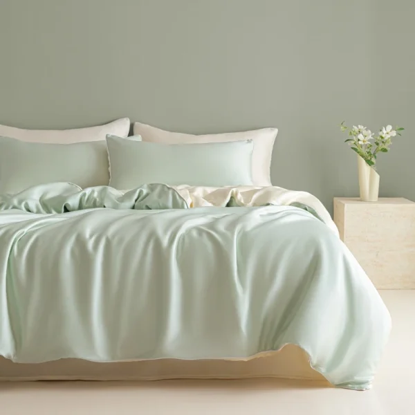 Washed Ice Silk Sheet Set