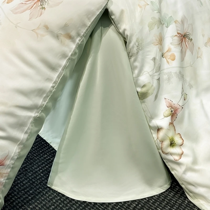 Vintage Bamboo Floral Sheet Set - Image 3