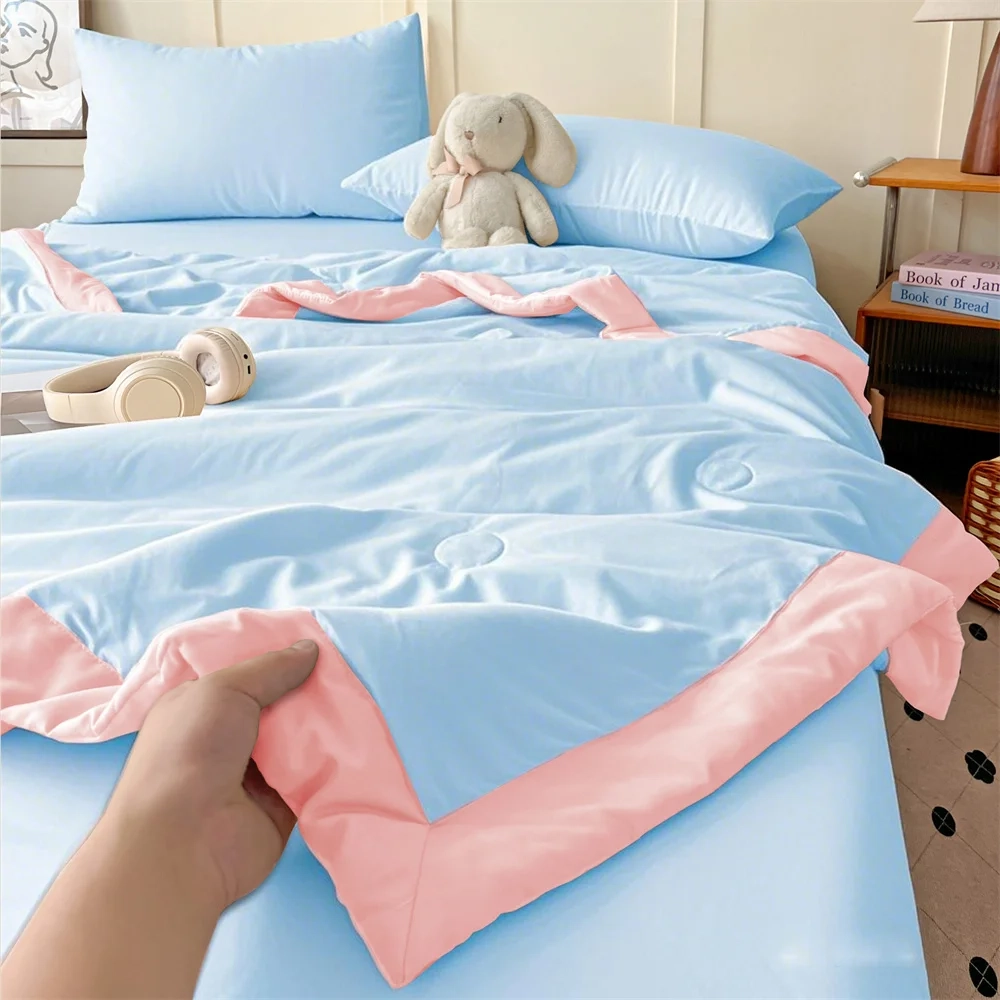 Patchwork Cool-Touch Summer Quilt - Image 6