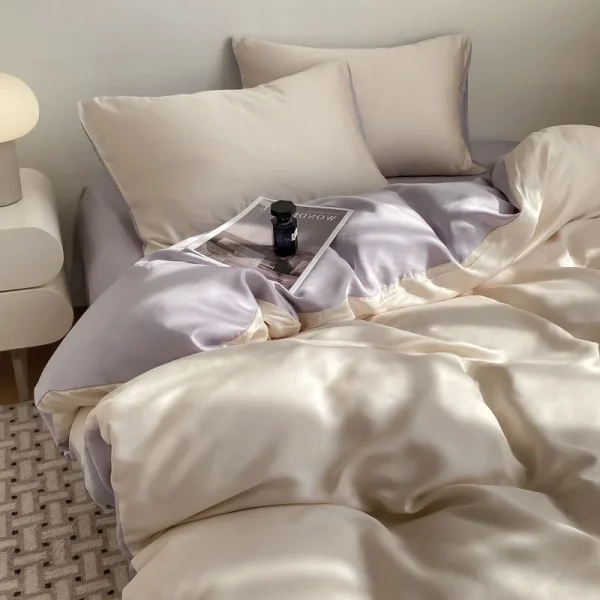 Lightweight Ice Silk Sheet Set