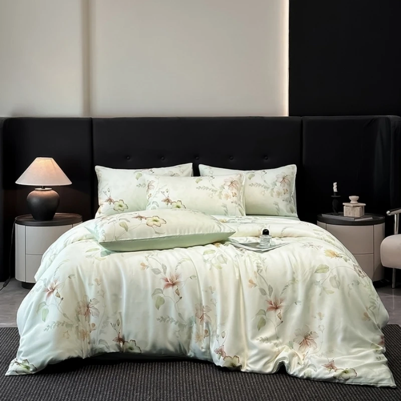 Vintage Bamboo Floral Sheet Set - Image 2