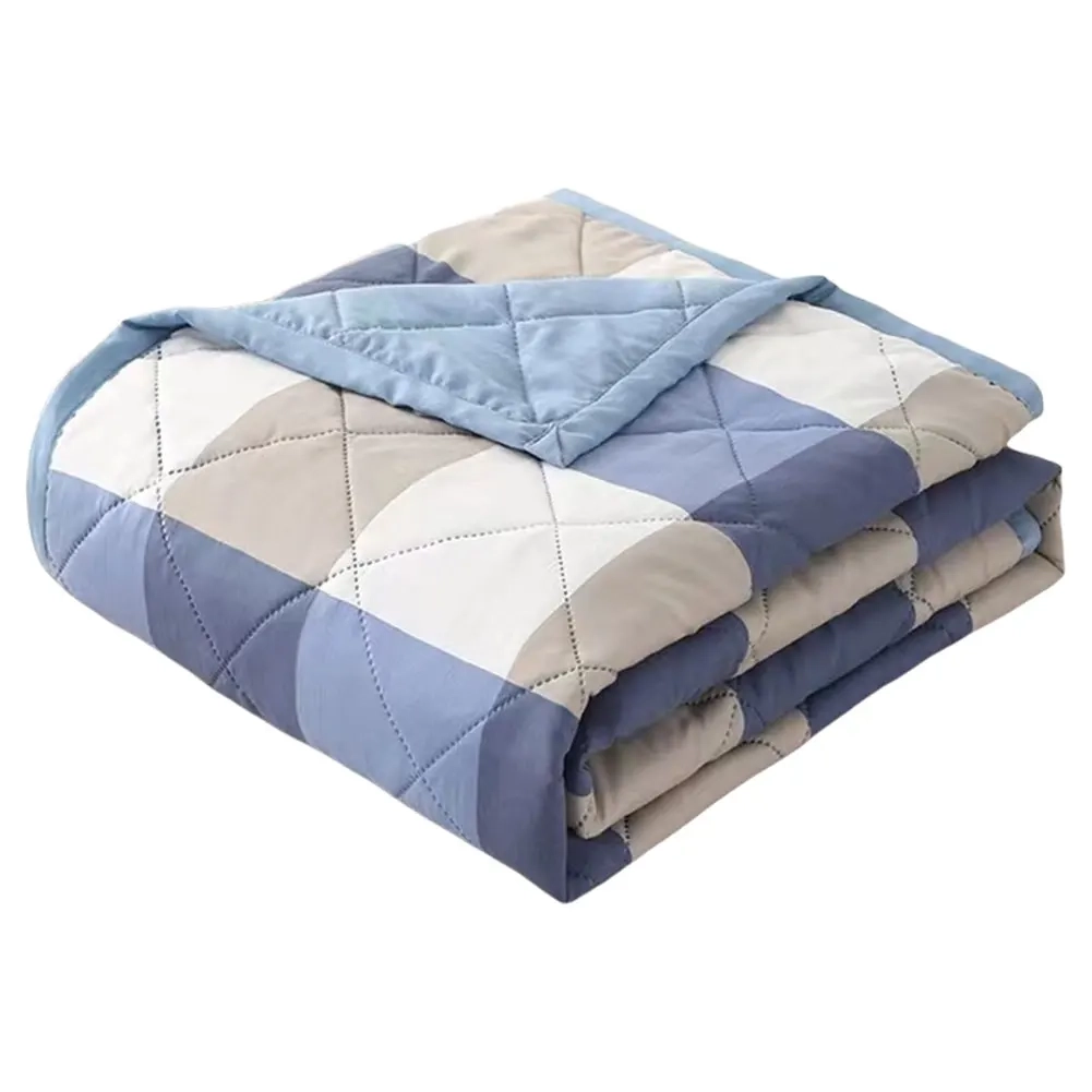 Plaid Cooling Summer Blanket - Image 9