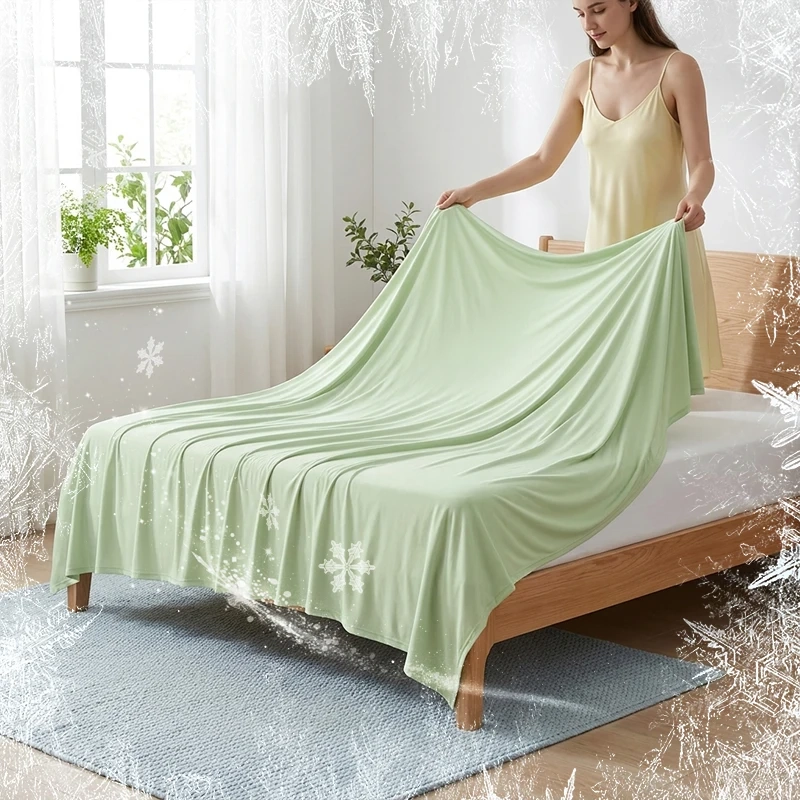 Ice Silk Summer Throw Blanket - Image 4