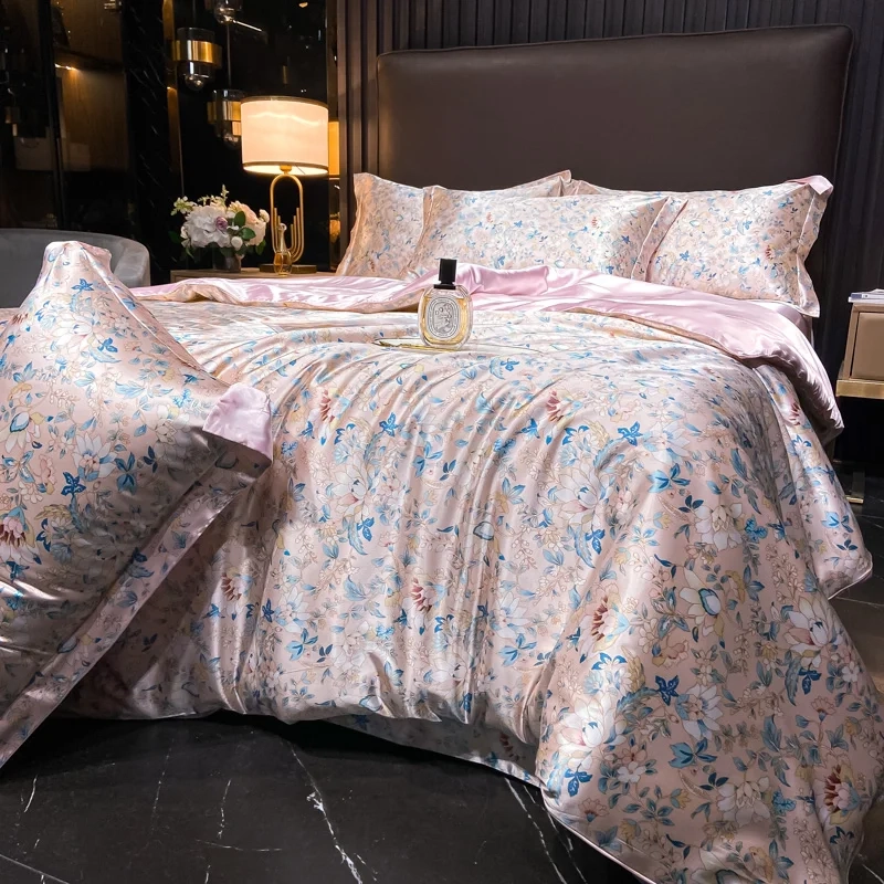 Floral Silk Blend Sheet Set - Image 14