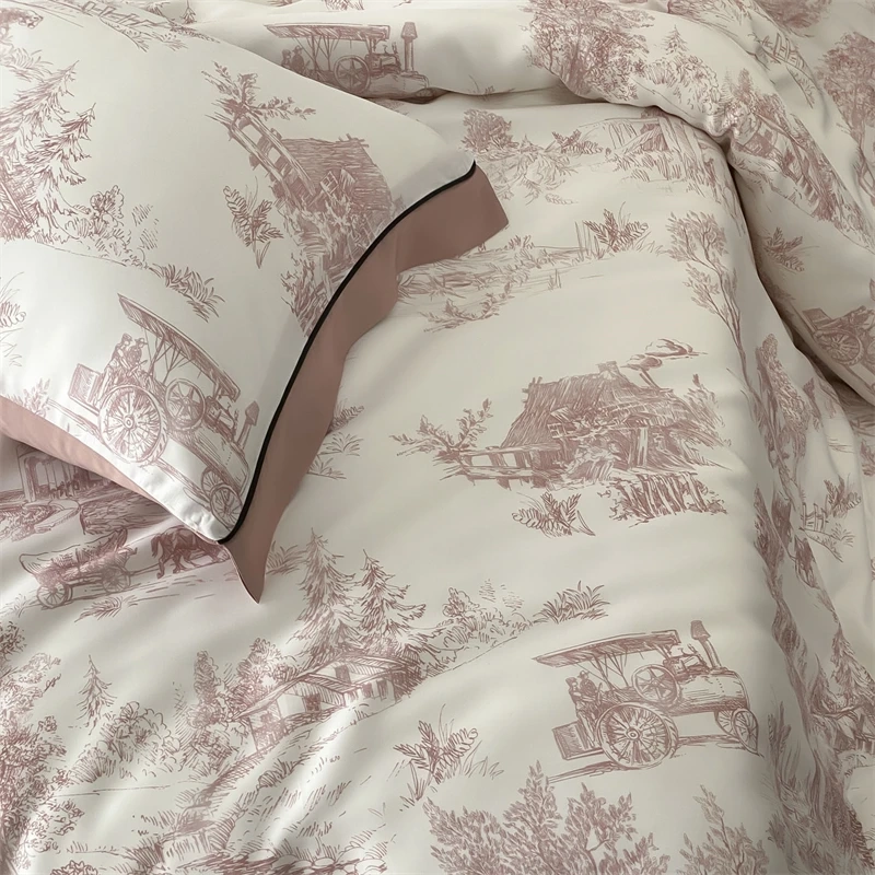 Printed Lyocell Bamboo Sheet Set - Image 5