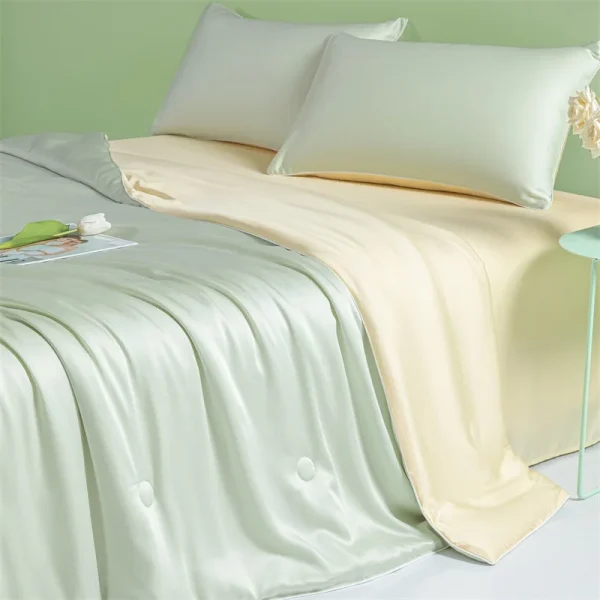 Washed Ice Silk Summer Comforter