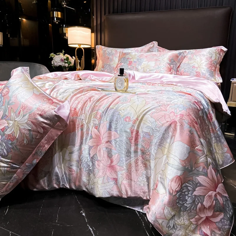 Floral Silk Blend Sheet Set - Image 8