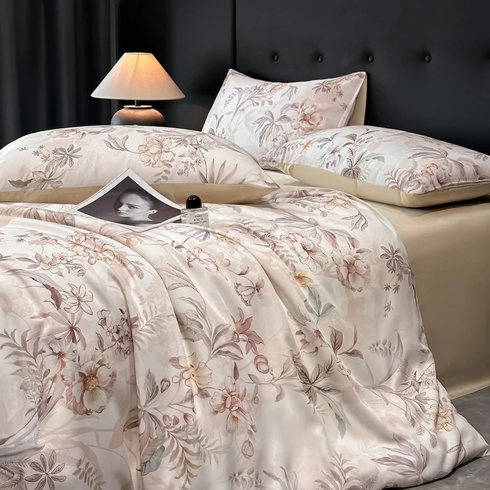 Vintage Bamboo Floral Sheet Set - Image 7