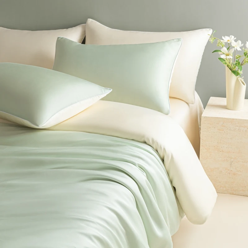 Washed Ice Silk Sheet Set - Image 3