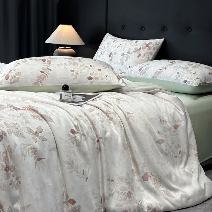 Vintage Bamboo Floral Sheet Set - Image 9