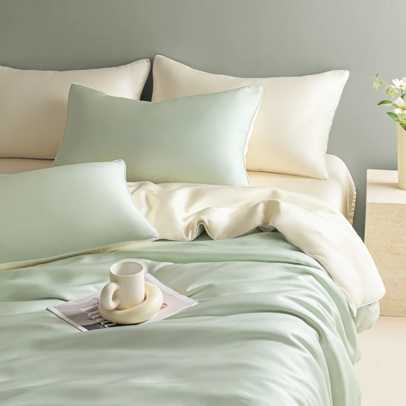 Washed Ice Silk Sheet Set - Image 5
