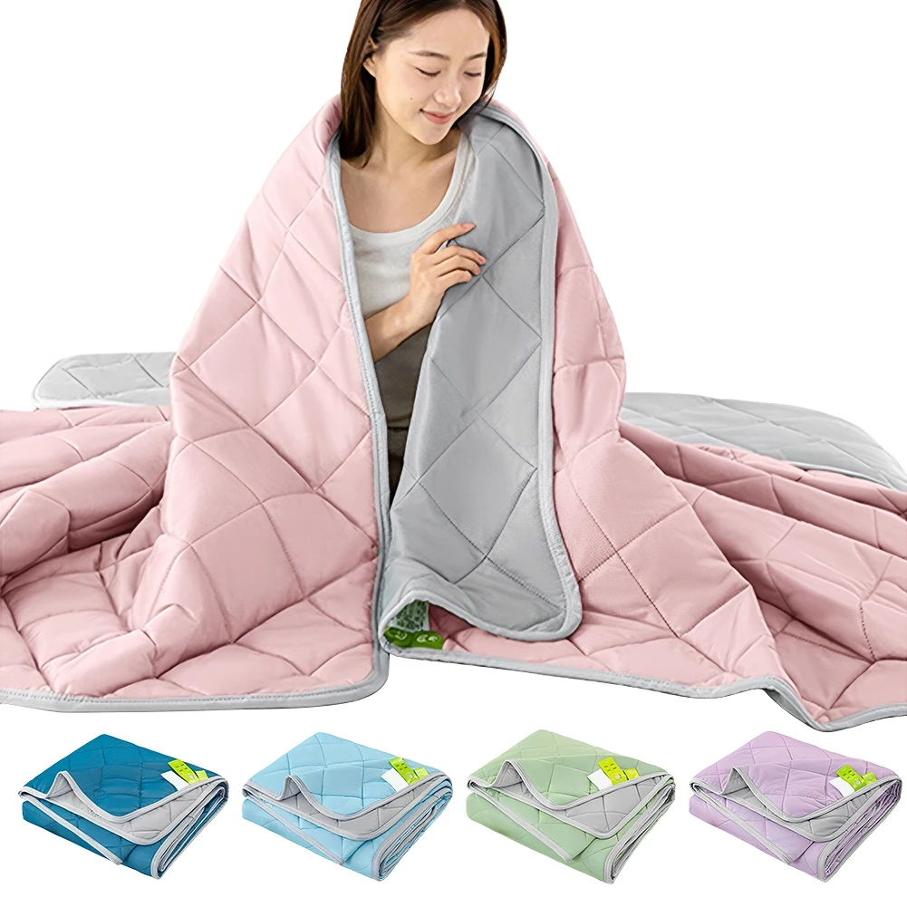 Purple Cool-Touch Summer Quilt - Image 3