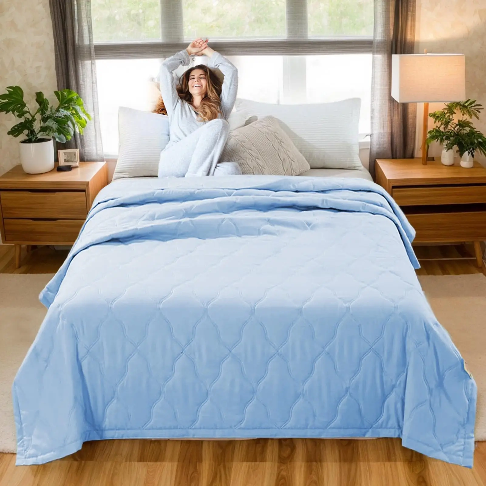 Printed Cool-Touch Summer Blanket - Image 3