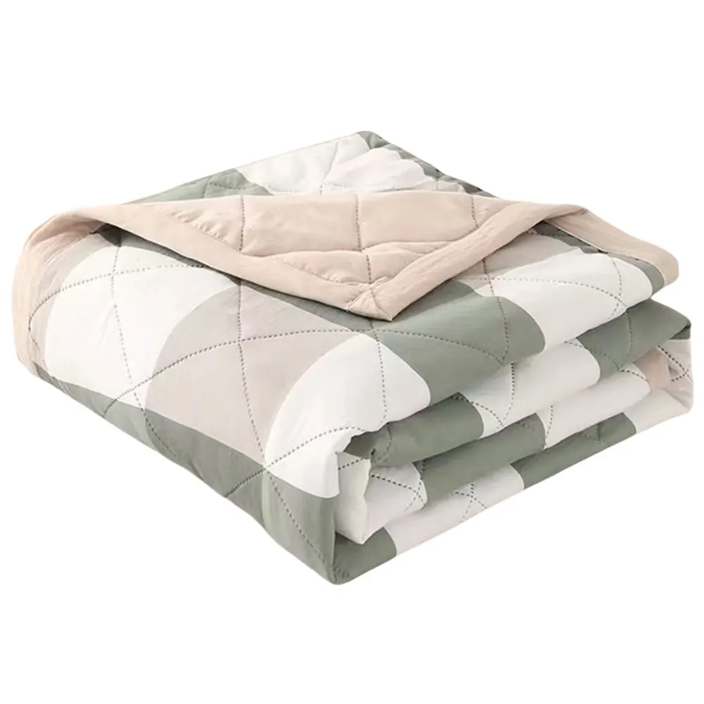 Plaid Cooling Summer Blanket - Image 7