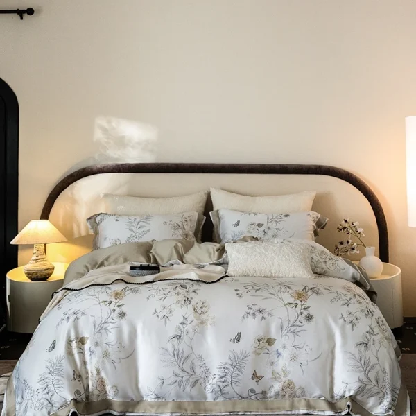 Botanical Twill Duvet Sheet Set