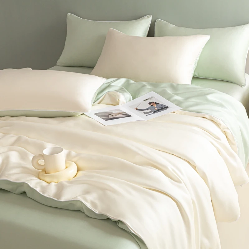 Washed Ice Silk Sheet Set - Image 6