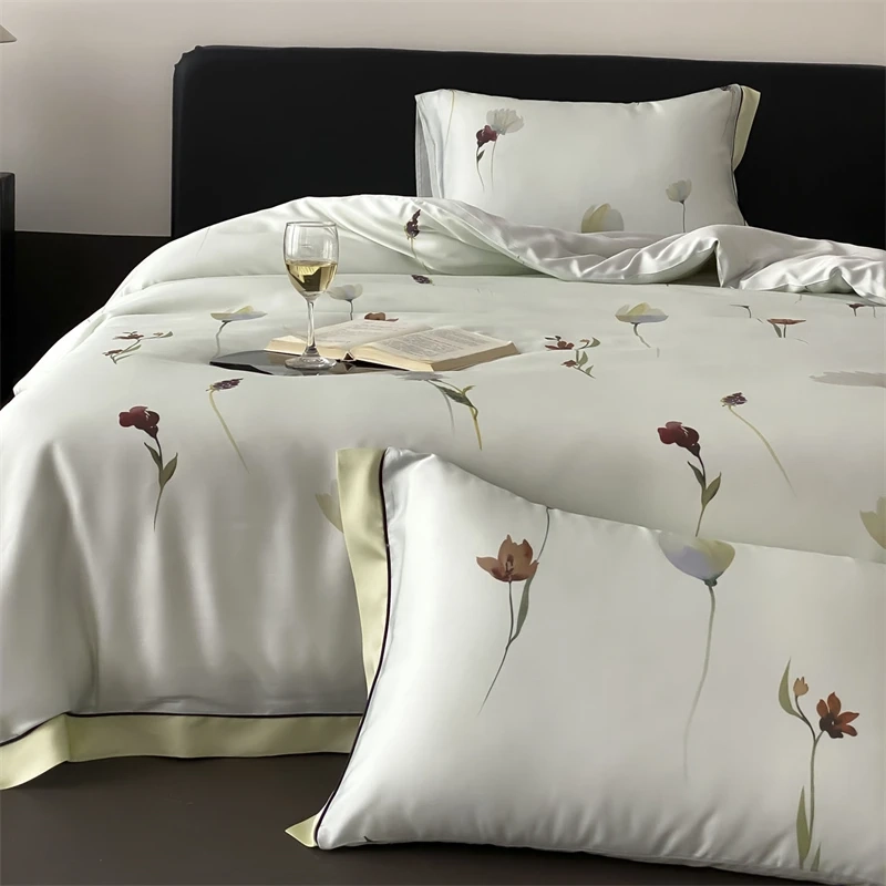 Printed Lyocell Bamboo Sheet Set - Image 7