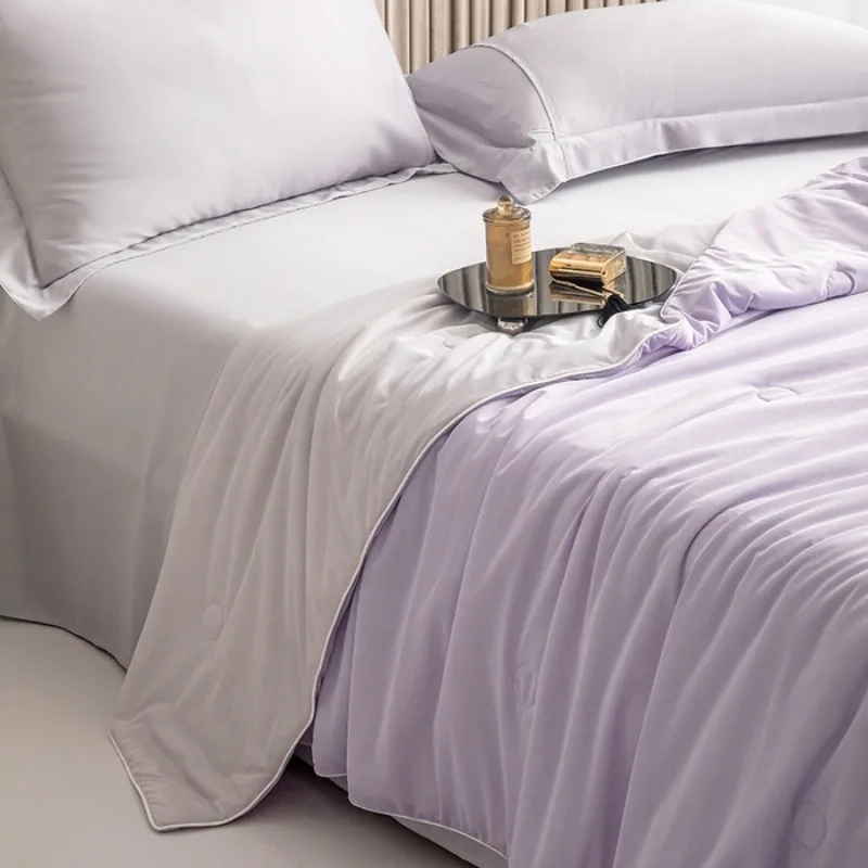 Light Purple Cool-Touch Quilt - Image 3