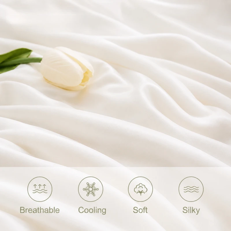 Lightweight White Cooling Blanket - Image 6