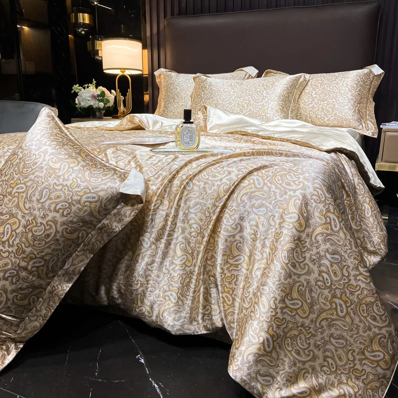 Floral Silk Blend Sheet Set - Image 17