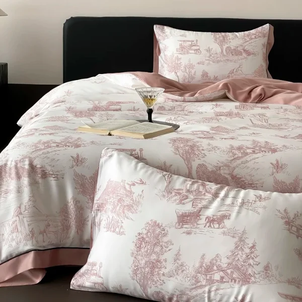 Printed Lyocell Bamboo Sheet Set
