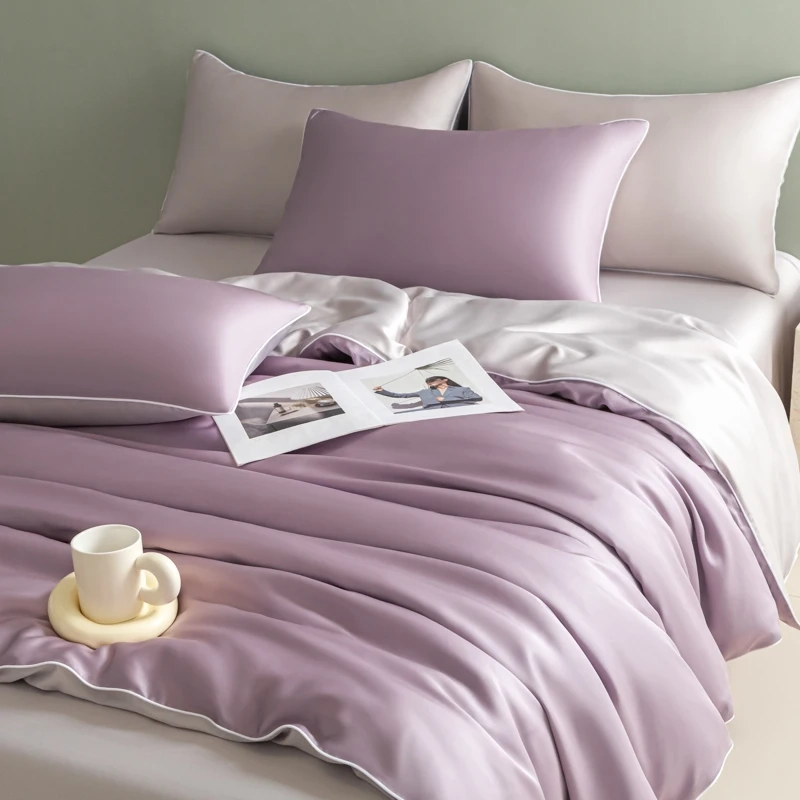 Washed Ice Silk Sheet Set - Image 8