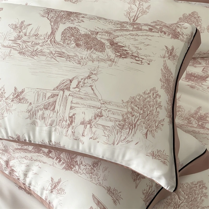 Printed Lyocell Bamboo Sheet Set - Image 6