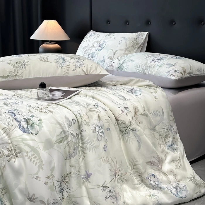 Vintage Bamboo Floral Sheet Set - Image 8