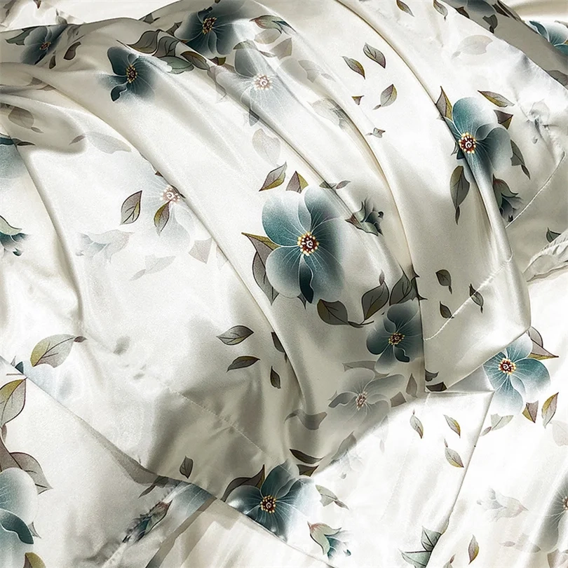 Floral Silk Blend Sheet Set - Image 5