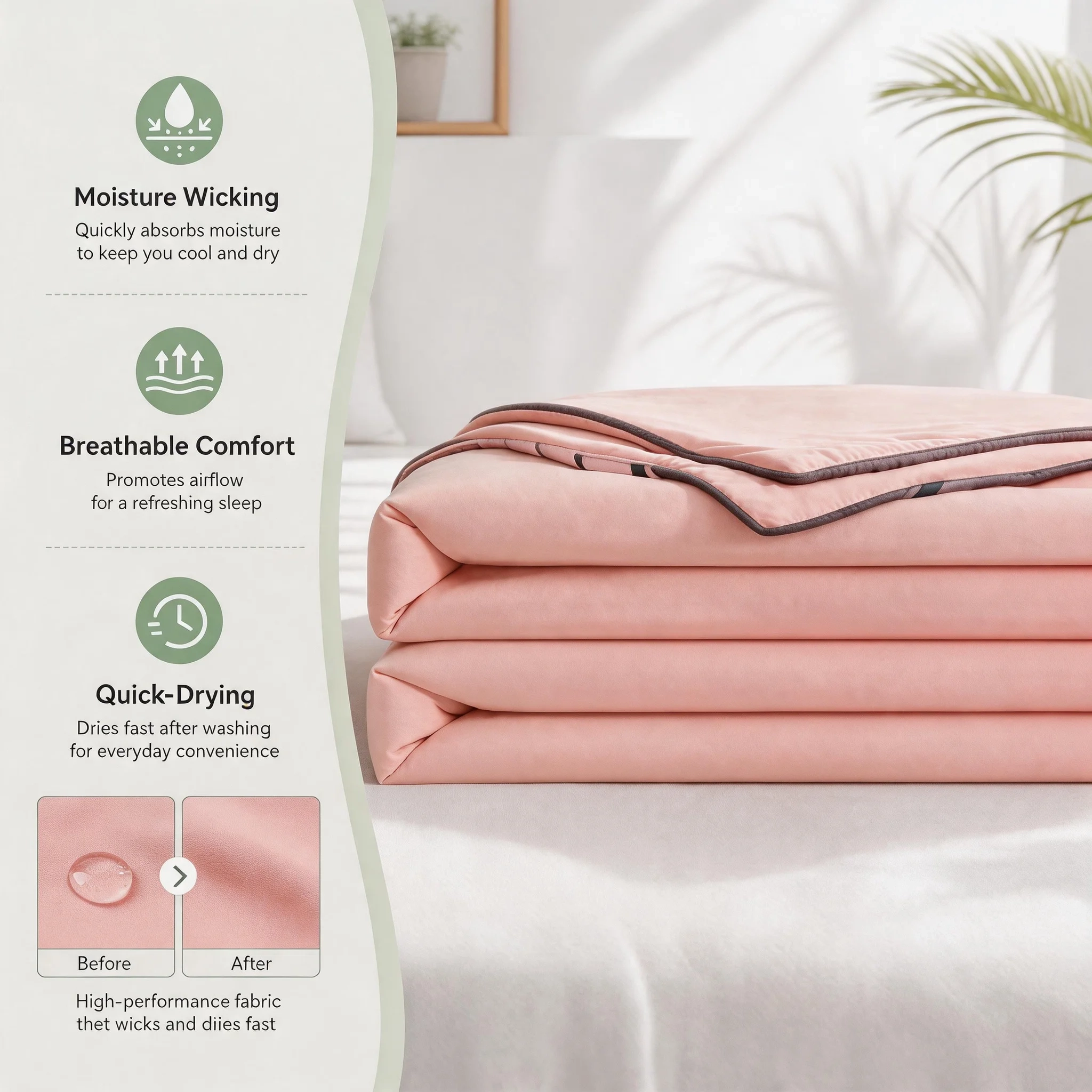Ultrasonic Cool-Touch Summer Quilt - Image 3