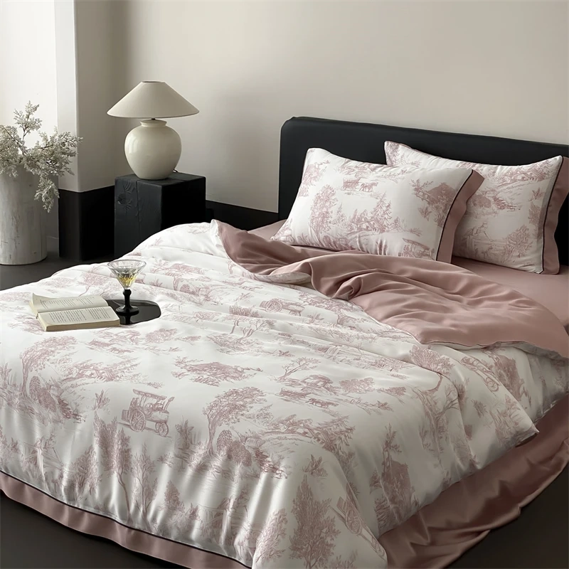 Printed Lyocell Bamboo Sheet Set - Image 3