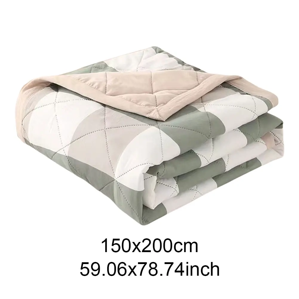 Plaid Cooling Summer Blanket - Image 6