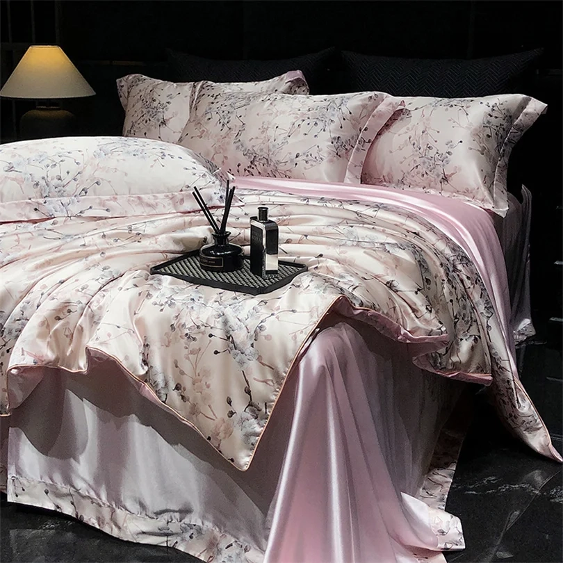 Floral Silk Blend Sheet Set - Image 24